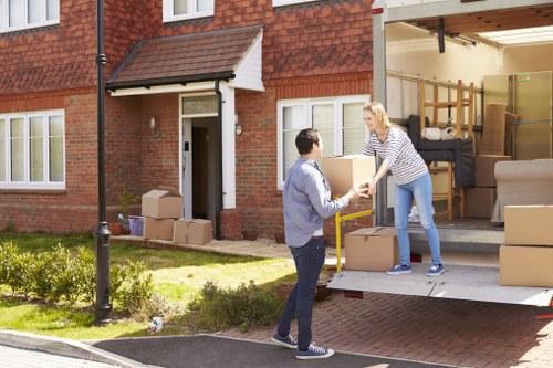 Professional movers in Kennington at work