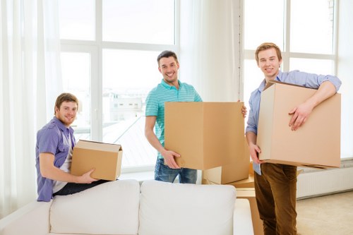 Experienced Kennington moving team assisting with van hire